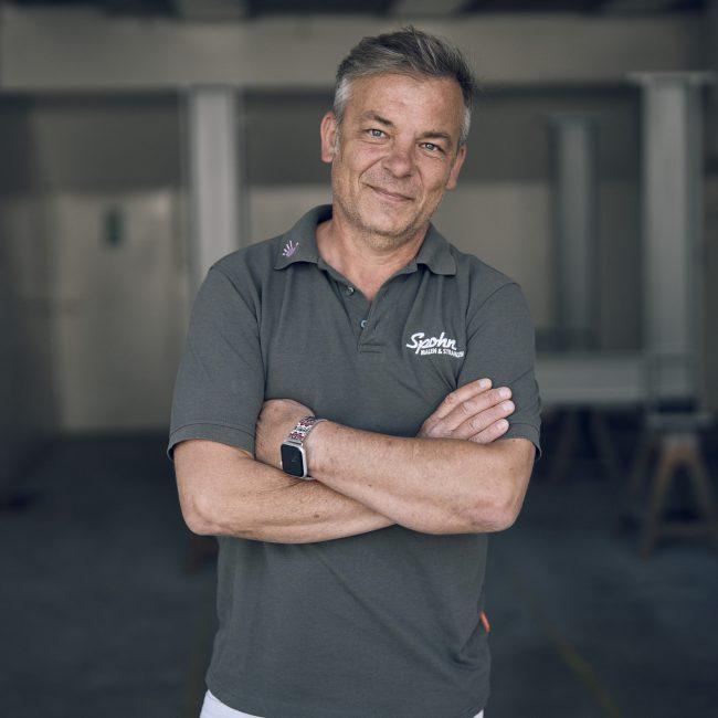 Employer Branding Fotografie, Portraits und Website Content für den Handwerksbetrieb Spohn Malen + Strahlen in Mosbach, Baden-Württemberg